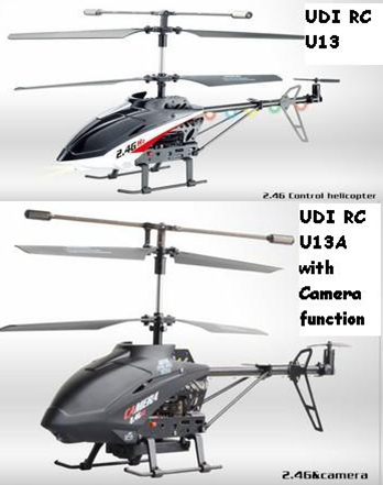 UDI RC U13 U13A Helicopter Parts