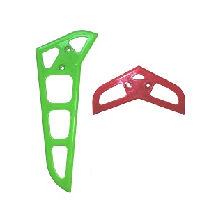 mjx-f-series-f45-f645 helicopter parts tail decoration set