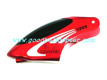 gt5889-qs5889 helicopter parts head cover (red color)