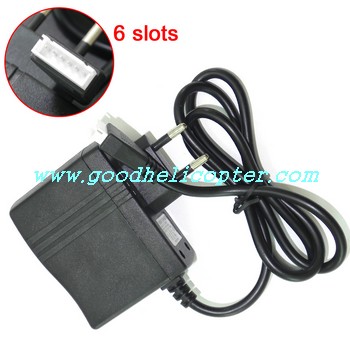 gt8005-qs8005 helicopter parts charger (directly connect with new version battery 6 slots)