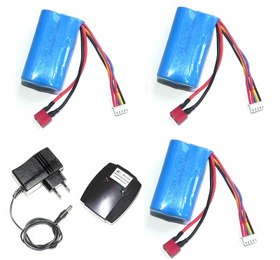 gt8006-qs8006-8006-2 helicopter parts charger + balance charger box + 3*battery