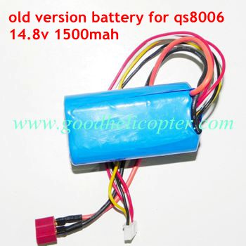 gt8006-qs8006-8006-2 helicopter parts battery 14.8V 1500mAh (old version) - Click Image to Close