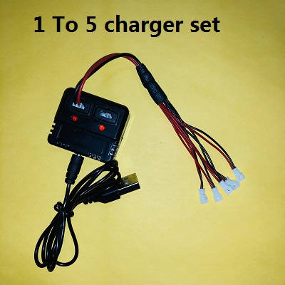SYMA-f3-2.4G helicopter parts 1 to 5 charger set