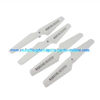 SYMA-X5S-X5SC-X5SW Quad Copter parts Main Blades propellers (white color) - Click Image to Close