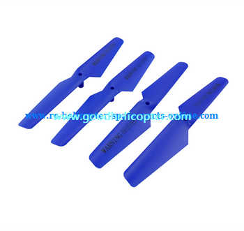 SYMA-X5S-X5SC-X5SW Quad Copter parts Main Blades propellers (blue color) - Click Image to Close