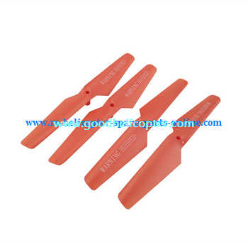 SYMA-X5S-X5SC-X5SW Quad Copter parts Main Blades propellers (red color)