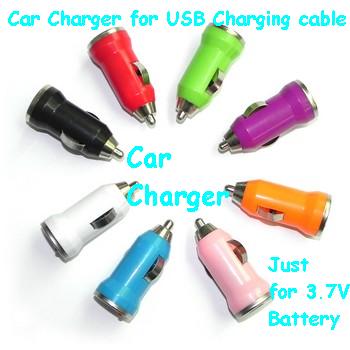 3.7V battery car charger (random color)