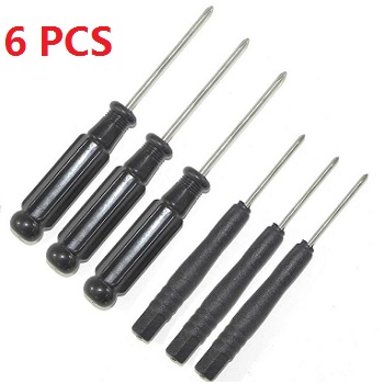 Phillips screwdriver 6 PCS 3x long and 3x short
