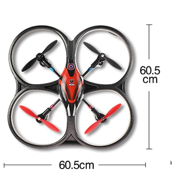 Wltoys V393 2.4G 4CH Brushless motor Quadcopter (red color) - Click Image to Close