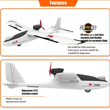 XK-A1200 2.4G 4CH 3D/6G system RC airplane - Click Image to Close