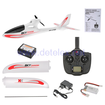 XK-A700 Sky Dancer 2.4G 3CH 750mm Wingspan Fixed-wing RC Airplane