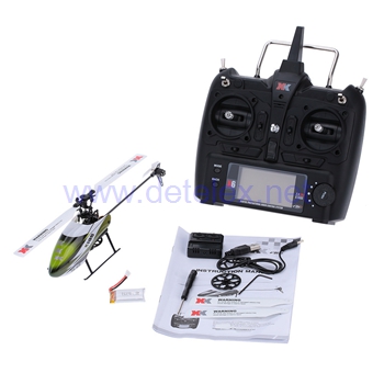 XK Falcon K100 6CH 3D 6G System RTF RC Helicopter - Click Image to Close