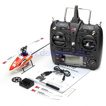 XK K110 Blash 6CH Brushless 3D6G System RC Helicopter RTF