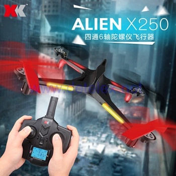 XK ALIEN X250 ALIEN standard version 4CH 6 Axis GYRO RC Quadcopter - Click Image to Close