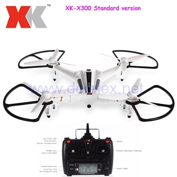 XK X300 Standard 8CH 6-axis Gyro RC Drone