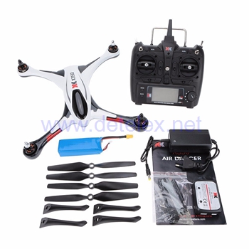 XK STUNT X350 Air Dancer with brushless motor 2.4G 4CH 6-Axis Gyro 3D 6G Mode RTF RC Quadcopter - Click Image to Close
